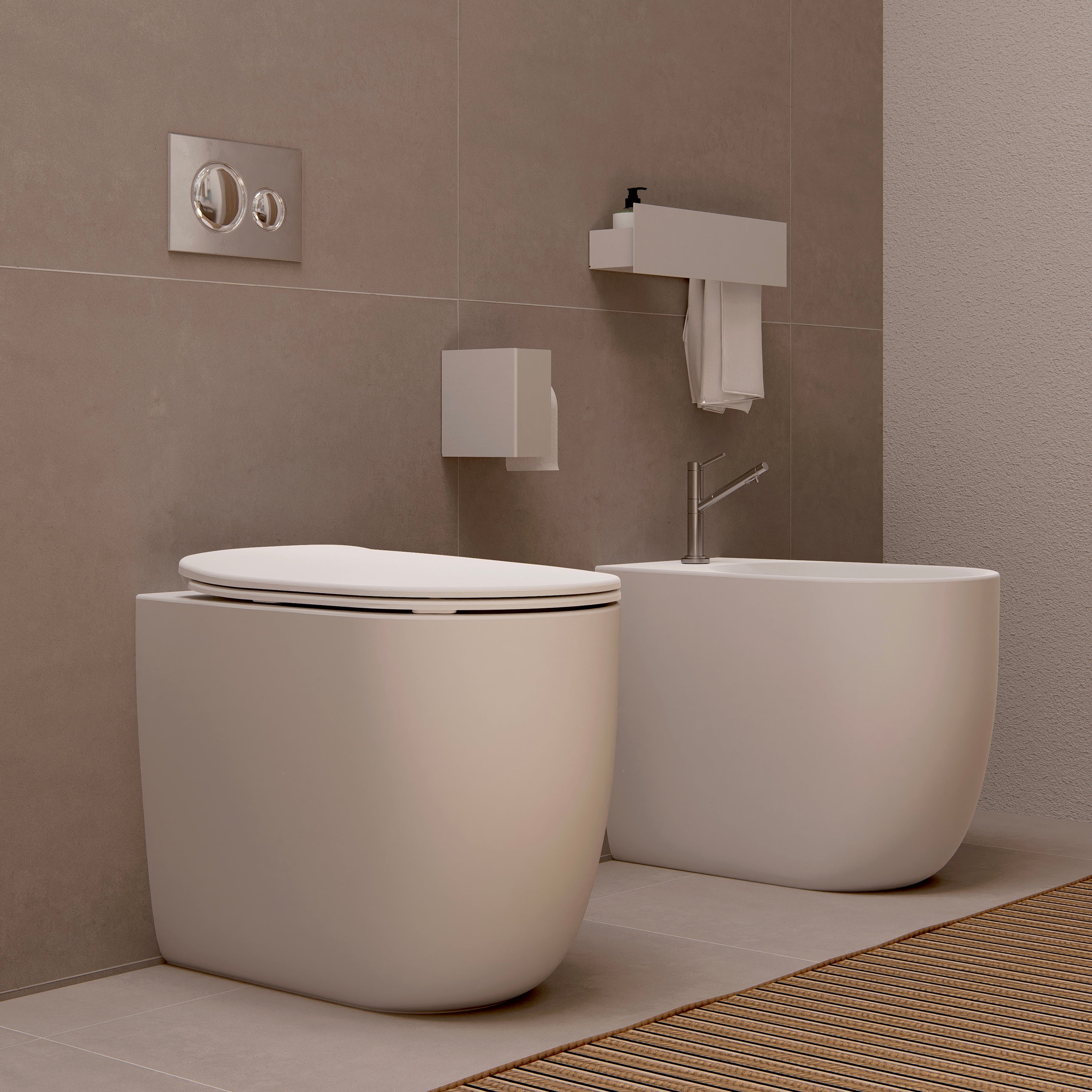 Trade Shop - Portarotolo Carta Igienica Con Ventosa A Parete Porta Rotolo In Plastica Copri - | Leroy Merlin Trade Shop - Portarotolo Carta Igienica Con Ventosa A Parete Porta Rotolo In Plastica Copri - | Leroy Merlin