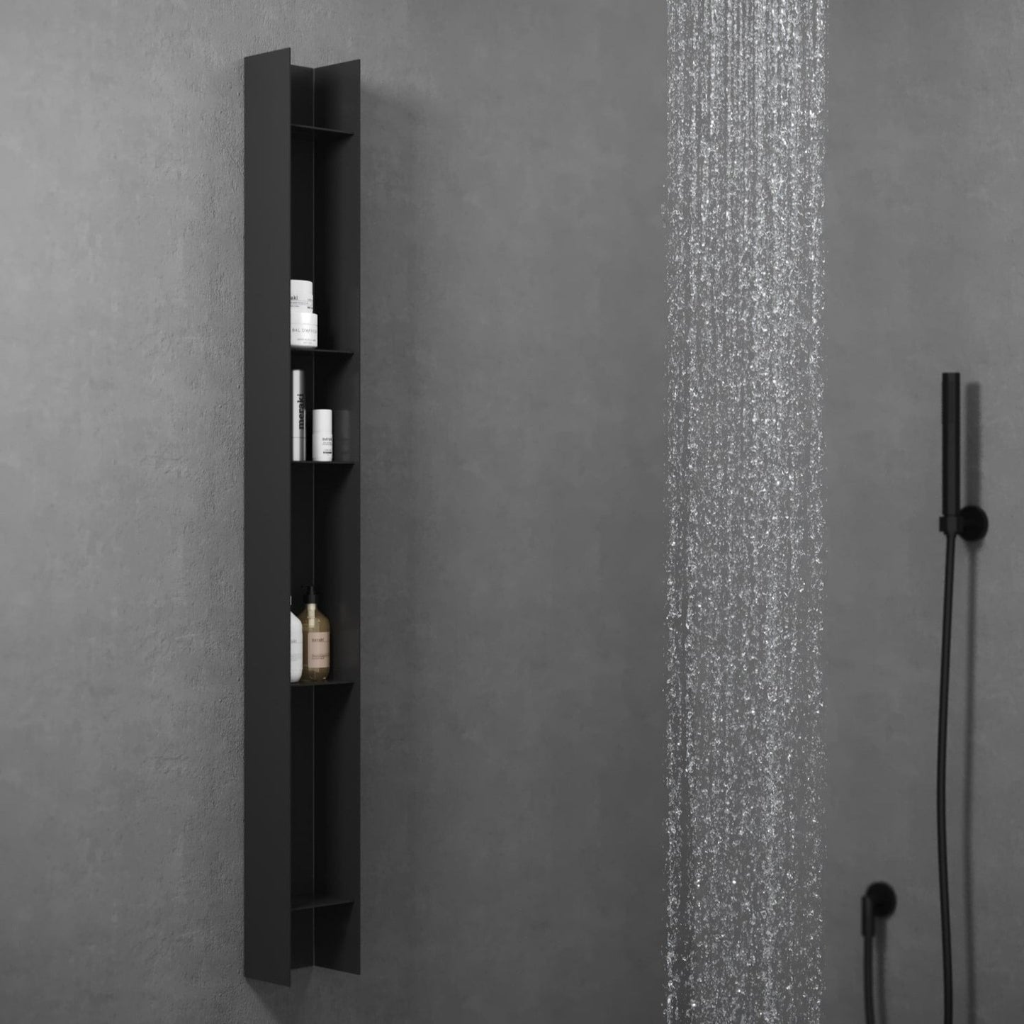 New York – Mensola verticale porta oggetti da parete - Arredo bagno – Remus  Design