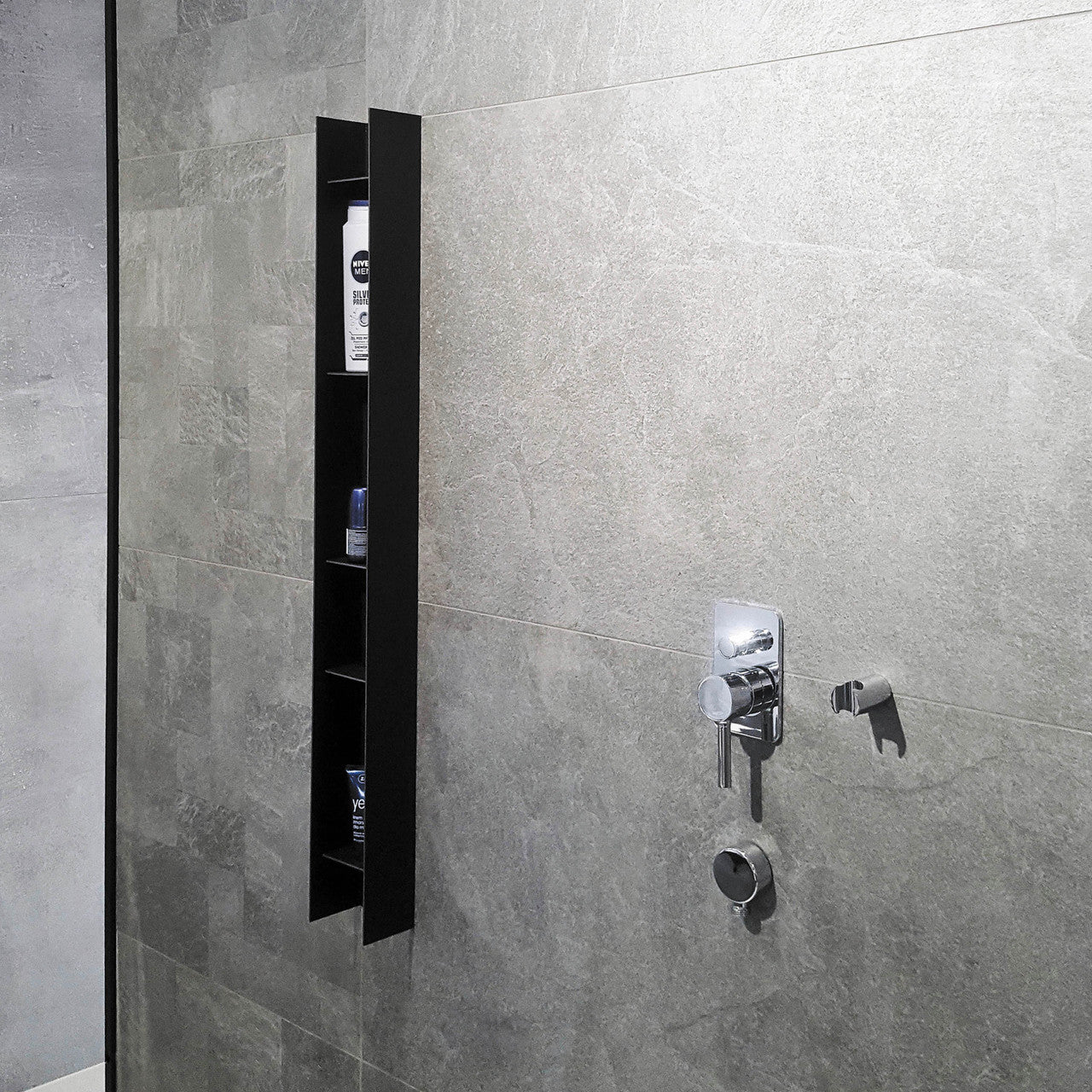 New York – Mensola verticale porta oggetti da parete - Arredo bagno